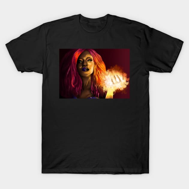 Starfire T-Shirt by torirosenbaum